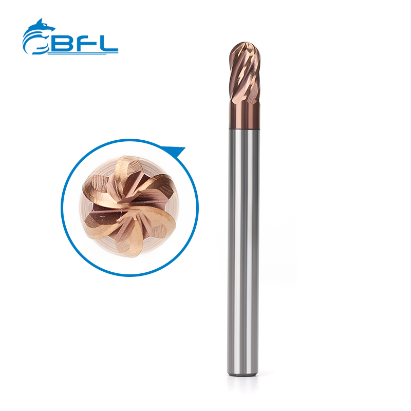 BFL Solid Carbide 6 Flute Ball Nose End Mill