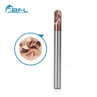 BFL Solid Carbide 6 Flut Ball Nose End Mill