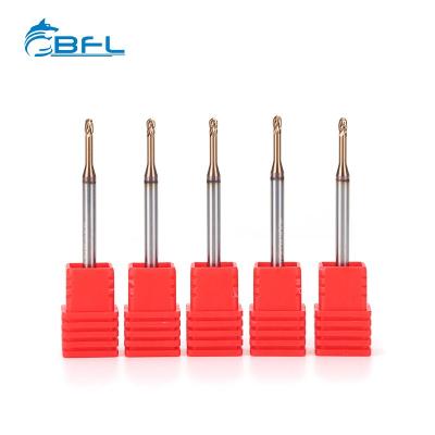 BFL Solid Carbide 4 Flute Long Neck Ball Nose End Mill