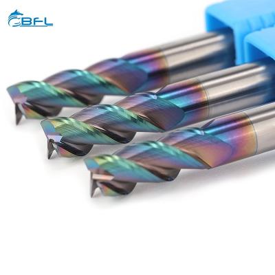 BFL Solid Carbide Aluminum End Mill With Colorful Coating