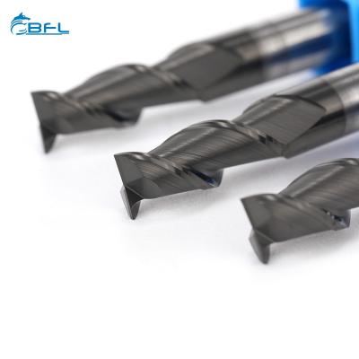 BFL Solid Carbide 2 Flute End Mill For Aluminum Processing with DLC Coating